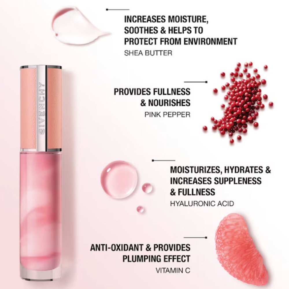 Givenchy ROSE PERFECTO LIP BALM DUO 6ml X 2 BRAND NEW/SEALED - Picture 4 of 9
